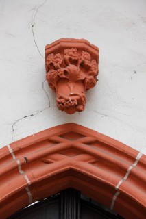 Console above the south portal Church of St., Church of St., St., St., Saint