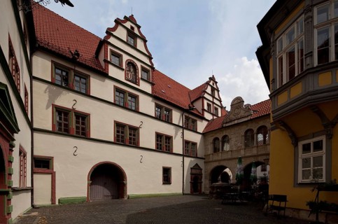 North wing from south-west and connecting bridge