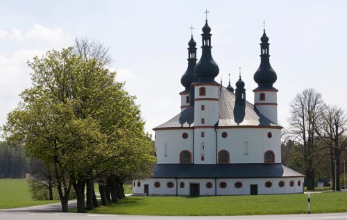 Waldsassen Holy Trinity Church Kappl. Pilgrimage church built in 1689 by architect Georg