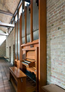1979 - 1984 Conversion of the barn into a church, organ