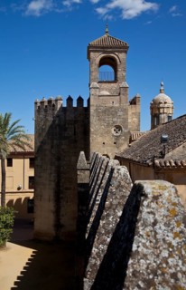 Córdoba, Alcázar de los Reyes Christianos. Fortress of the Christian Kings north-west enclosure