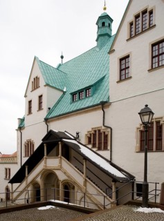Town hall, outside staircase