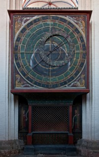 Astronomical clock, dated 1394 by Nikolaus Lilienfeld, St., Sankt, Saint