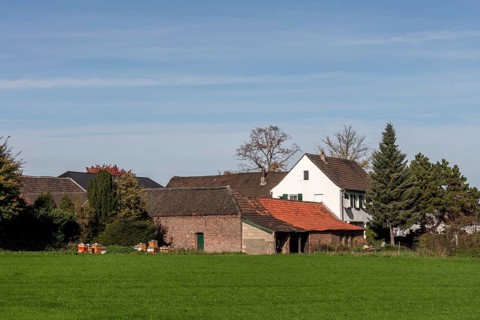 Krefeld, farm (four-sided farm) in the Verberg district