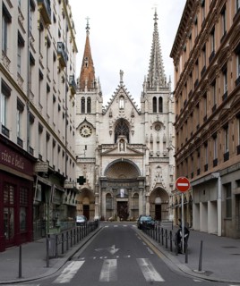 View from west, St., Sankt, Saint