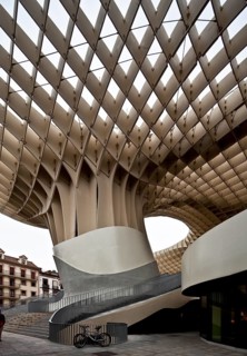 Seville, Metropol Parasol. Architect Jürgen Mayer H.2011 built over the Plaza de la Encarnaci-n, St