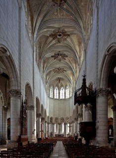 Frankr Auxerre Burgundy Church of St-Pierre 70169 Built with interruptions 1536-1656 Interior