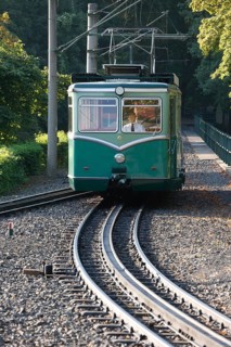 Railcar at the middle station