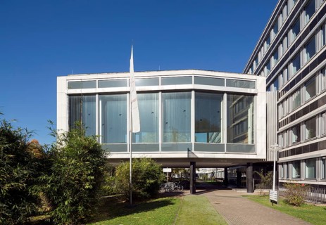Allianzbauten am Tulpenfeld, built 1964-1969 by Hanns Dustmann, Press Centre of the German