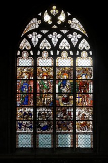 Second south-west clerestory window, St., Sankt, Saint