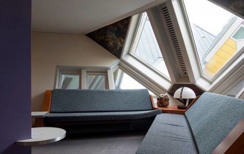 1978-1984 built by Piet Bolm, interior, living space
