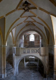 Austria Matrei East Tyrol OT Ganz St Nikolai. Inside. Gallery, St, Saint, Saint