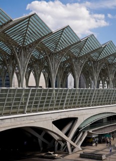 Lisbon, East railway station by Santiago Calatrava 1998