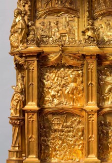 Machabean shrine (around 1520-1527) in the south transept, detail, St., Saint, Saint