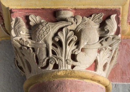 Brauweiler near Pulheim, St Nicholas' Abbey Church, choir, capital on the south-western crossing