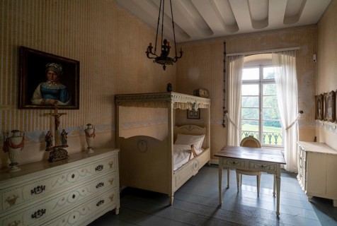 Krefeld, Museum Burg Linn, hunting lodge, Von der Leyen bedroom