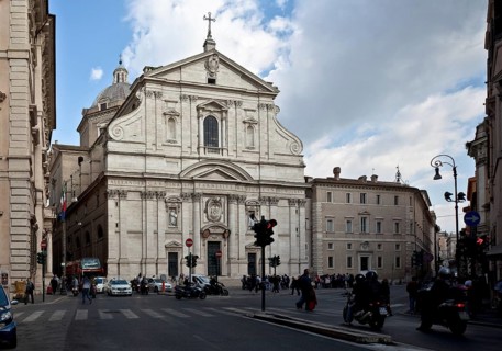 West façade 1575-76 v Giacomo della Porta, St., St., Saint