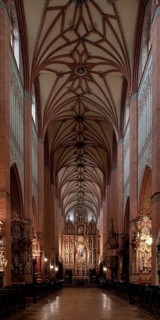 Former Cistercian church, central nave facing east, St., Sankt, Saint