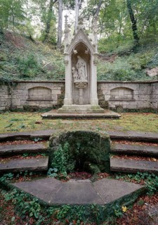Fountain from the 19th century at Andechs Monastery