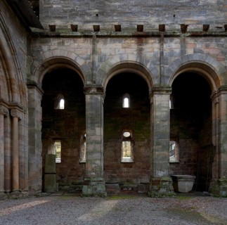 Paulinzella, monastery ruins. Main construction period 1105-24 since 16-17th century Ruin of the