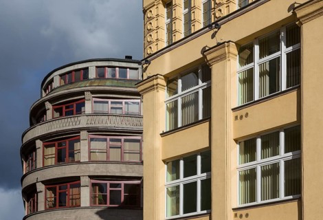 Wroclaw, Breslau, commercial building in Junkernstraße (today ul. Ofiar Oswiecimsk