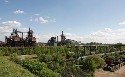 Former Thyssen AG steelworks, blast furnaces