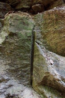 Medieval Kapfelberg quarry, Teugn, stones were quarried here in the Middle Ages for building the