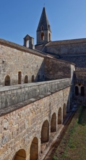 Cistercian monastery founded in 1146, cloistered east wing from the south-west, then armarium,