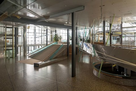 Bonn, government district (federal district, parliament district), Bundeshaus, former plenary hall,