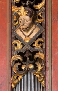 Creutzburg organ from 1735, St., Sankt, Saint