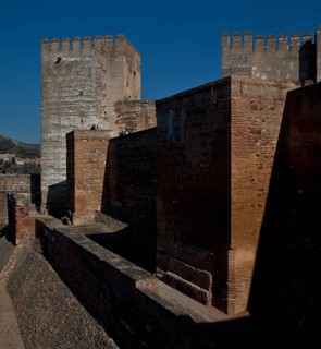 Alcazaba fortress, view from the west