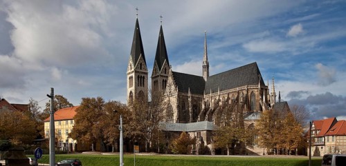 View from south-east, St., Sankt, Saint
