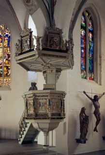 Pulpit by Hans Peper, 1621, St., Sankt, Saint