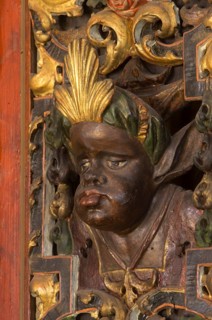 Creutzburg organ from 1735, St., Sankt, Saint