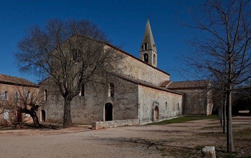 Cistercian monastery founded in 1146, church from south-west, St., Sankt, Saint