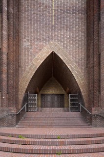 Berlin, church on Hohenzollerndamm, built 1931-1932 by Fritz Höger