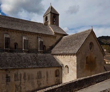 Cistercian monastery founded in 1148, church, northern parts from south-east, built from 1150, St.,