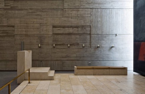 1960-1961 built by Hans Schädel and Friedrich Ebert, Oberkirche, chancel, St., Sankt, Saint