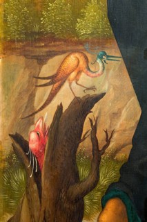 St Anthony's altar from the castle church, painting by Hans von Köln, Lübeck 1522, Demons and