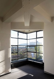 Built 1911-1915 by Walter Gropius and Adolf Meyer, south-east corner of the main building with