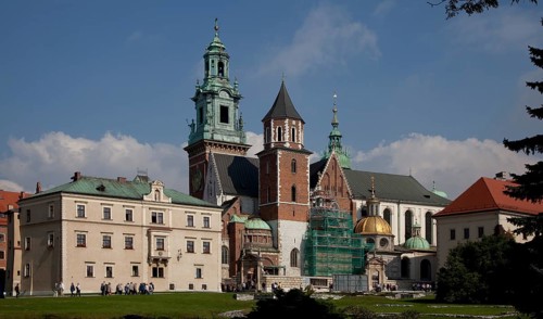 Wawel Cathedral, view from south-west, St., Saint, Saint