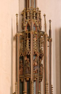 House of the Sacrament (around 1450), detail, St, Saint, Saint