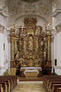 High altar around 1760, St., Saint, Saint