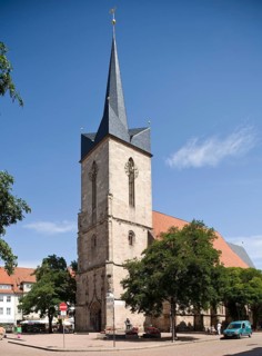 Duderstadt/Eichsfeld St Servatius v SW. Built 1370 - 1520, St, Saint, Saint