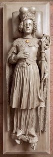 Grave slab of St Adelheid Adelheidis, St, Saint, Saint