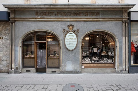 Vienna, Kohlmarkt 11, goldsmith's shop Rozet & Fischmeister