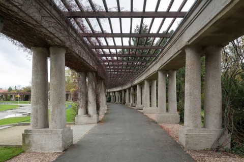 Hala Stulecia, (Hala Ludowa, Engl. People's Hall) built 1911-1913 by Max Berg, overall planning of