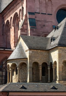 Mainz, St Martin's Cathedral, St Gotthard's Chapel and north-west transept wing