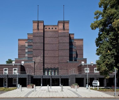 Magdeburg Rotehornpark civic hall built in 1927 by Johannes Göderitz for the German Theatre