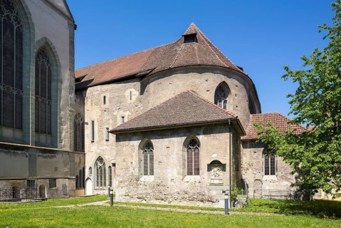 Constance, Minster, east side, inner courtyard with Mauritius rotunda